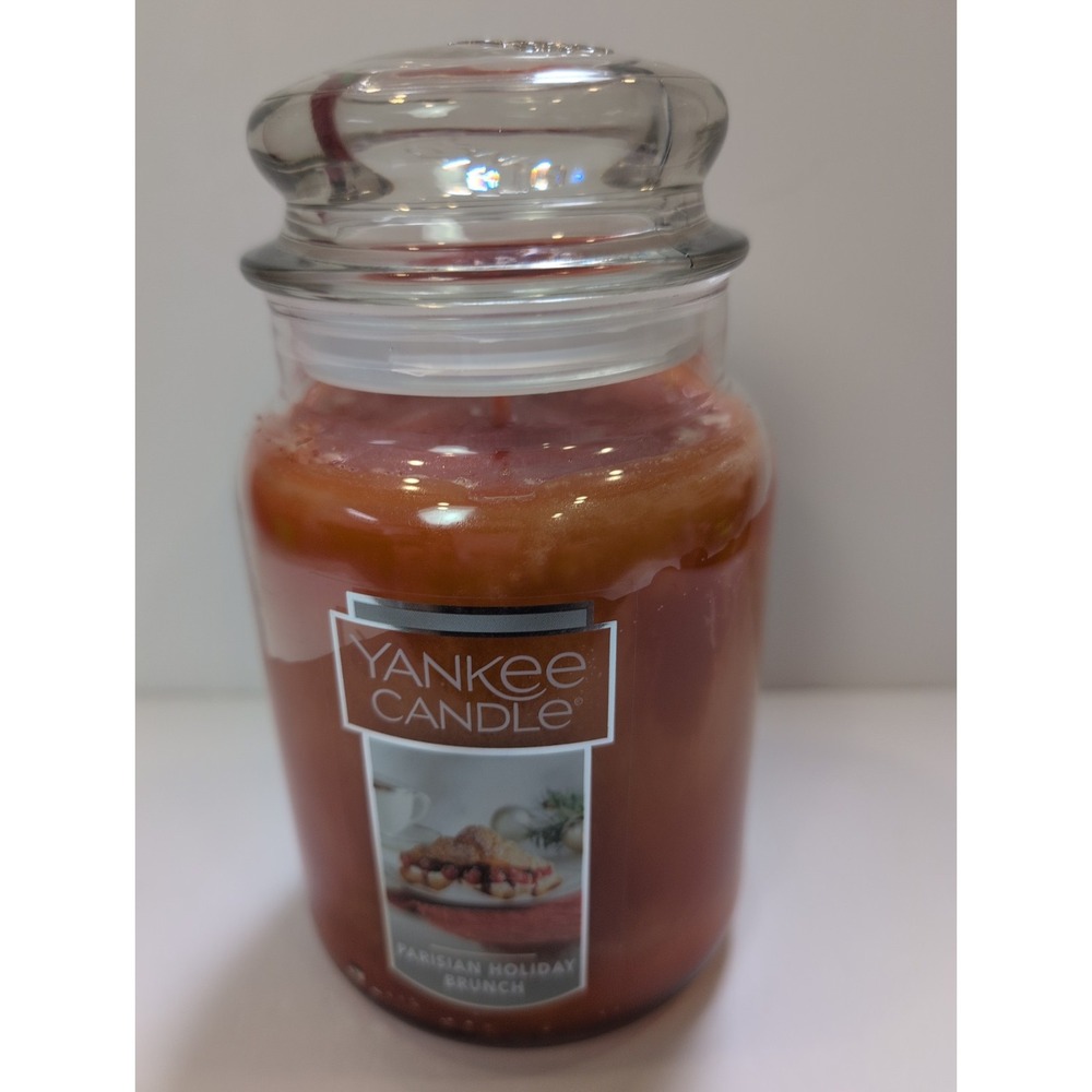 YANKEE CANDLE PARISIAN HOLIDAY BRUNCH 22 OZ 1 WICK CANDLE